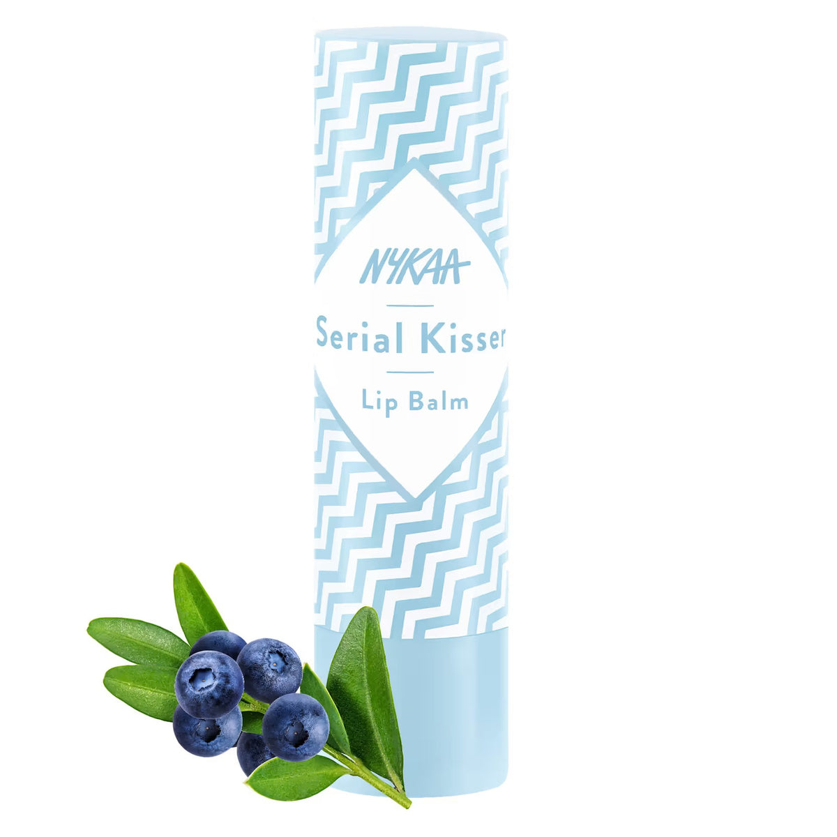 Nykaa Serial Kisser Moisturising Lip Balm With Shea Butter & Vitamin E - Blueberry, 4.5gm