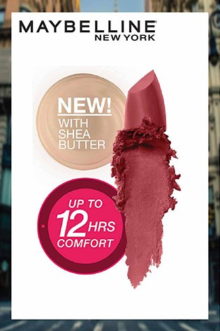 Maybelline Color Sensational Creamy Matte Lipstick – Touch of Nude 504, 3.9 g